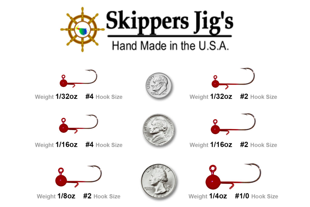 Hook Size Chart Skippers Jigs